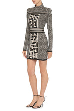 Load image into Gallery viewer, Jacquard knit mini-dress
