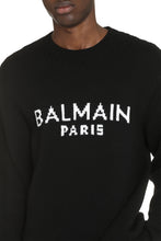 Load image into Gallery viewer, Crew-neck wool sweater