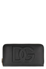 Load image into Gallery viewer, DG Logo leather zip-around wallet