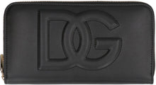 Load image into Gallery viewer, DG Logo leather zip-around wallet