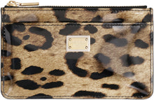 Load image into Gallery viewer, Printed leather card holder