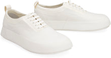 Load image into Gallery viewer, Rubber and leather low-top sneakers