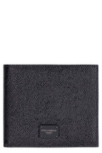 Load image into Gallery viewer, Leather flap-over wallet