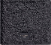 Load image into Gallery viewer, Leather flap-over wallet
