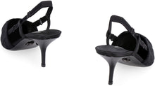 Load image into Gallery viewer, Fabric slingback pumps