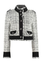 Load image into Gallery viewer, Cotton blend tweed jacket