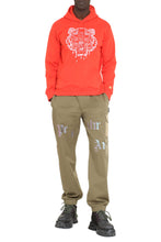 Load image into Gallery viewer, Embroidered cotton hoodie