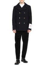 Load image into Gallery viewer, Double-breasted virgin wool coat