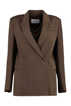Load image into Gallery viewer, Double-breasted wool blazer