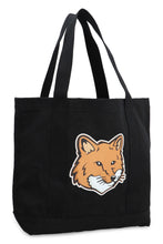 Load image into Gallery viewer, Fox Head Canvas tote bag