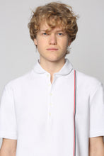 Load image into Gallery viewer, Logo print cotton polo shirt