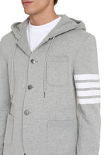 Load image into Gallery viewer, Hooded cotton blazer