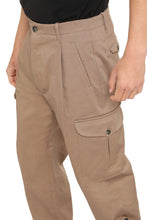 Load image into Gallery viewer, Cotton cargo-trousers