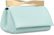 Load image into Gallery viewer, Twist leather clutch