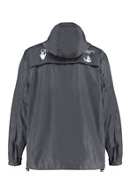 Load image into Gallery viewer, Hooded long nylon windbreaker