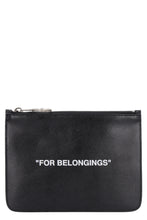 Load image into Gallery viewer, Leather flat pouch