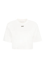 Load image into Gallery viewer, Logo detail cropped t-shirt
