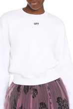 Load image into Gallery viewer, Logo detail cotton sweatshirt