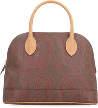 Load image into Gallery viewer, Paisley print boston bag
