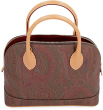 Load image into Gallery viewer, Paisley print boston bag