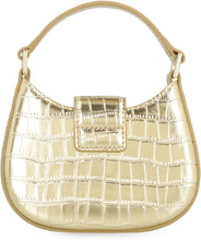 Load image into Gallery viewer, Croc Crescent Bow leather micro bag