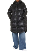 Load image into Gallery viewer, Long hooded down jacket