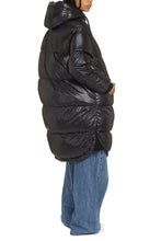 Load image into Gallery viewer, Long hooded down jacket