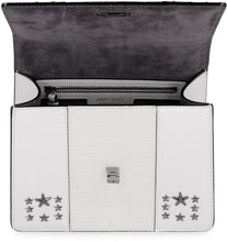 Load image into Gallery viewer, Pyxis crocodile print leather handbag