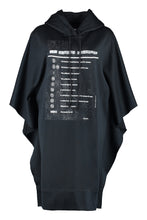 Load image into Gallery viewer, Explanation Post-It printed hooded sweatdress