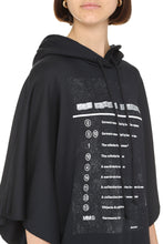 Load image into Gallery viewer, Explanation Post-It printed hooded sweatdress