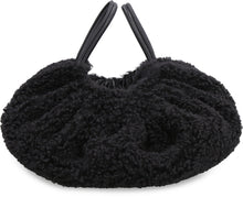 Load image into Gallery viewer, Scrunch faux shearling bucket bag
