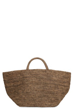 Load image into Gallery viewer, Vanilla raffia tote bag