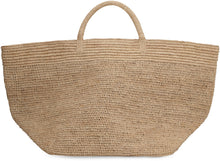 Load image into Gallery viewer, Vanilla raffia tote bag