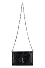 Load image into Gallery viewer, Candy croco-print leather clutch