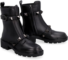Load image into Gallery viewer, Valentino Garavani - Roman Stud leather ankle boots
