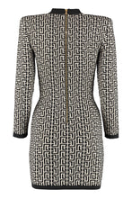 Load image into Gallery viewer, Jacquard knit mini-dress