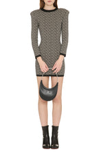 Load image into Gallery viewer, Jacquard knit mini-dress