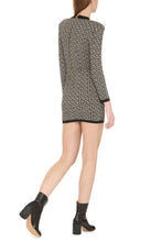 Load image into Gallery viewer, Jacquard knit mini-dress