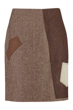 Load image into Gallery viewer, Wool blend midi skirt
