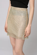Load image into Gallery viewer, Rhinestone mini-skirt
