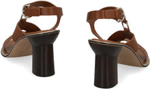 Load image into Gallery viewer, Heeled leather sandals
