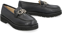 Load image into Gallery viewer, Logo detail leather loafers
