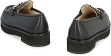 Load image into Gallery viewer, Logo detail leather loafers
