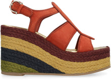 Load image into Gallery viewer, Jute wedge espadrilles
