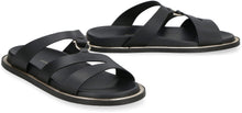 Load image into Gallery viewer, Mikela leather slides
