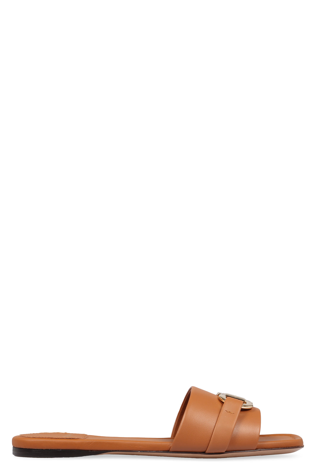 Leather slides