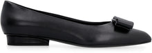 Load image into Gallery viewer, Viva leather ballet flats with logo
