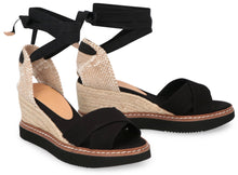 Load image into Gallery viewer, Bonnie jute wedge sandals
