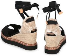 Load image into Gallery viewer, Bonnie jute wedge sandals
