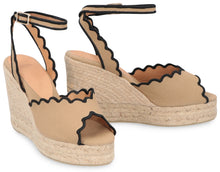 Load image into Gallery viewer, Brini jute wedge sandals
